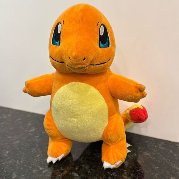 Pokemon Charmander Plush 9” Smiling Wicked Cool Toy Plushie Stuffed - Picture 1 of 8
